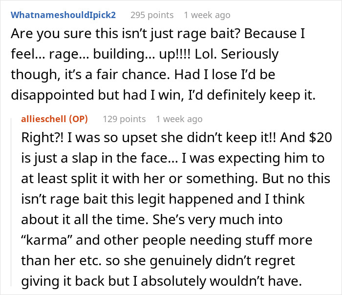 Woman Furious That Friend Received Scratchcard As A Tip But Returned It, Despite It Winning $50k Woman Furious That Friend Received Scratchcard As A Tip But Returned It, Despite It Winning $50k