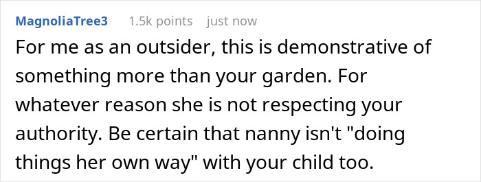 Woman Warns Baby's Nanny Not To Touch Her Flower Garden, Finds That Everything Has Been Dug Up