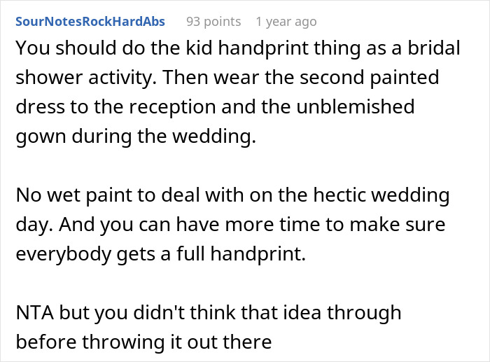 “[Am I The Jerk] For ‘Ruining’ My Wedding Dress?”