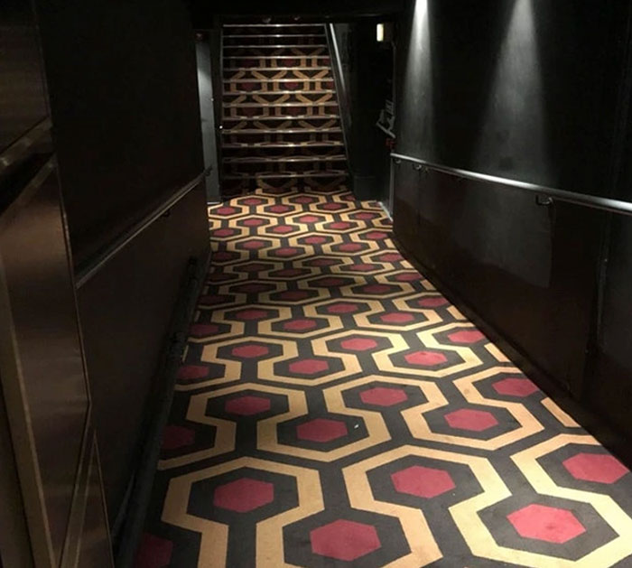 This Theater Has A Carpet Exactly Like The Shining