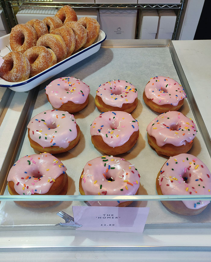 These Doughnuts Are Designed To Look Like The Classic Ones Out Of The Simpsons