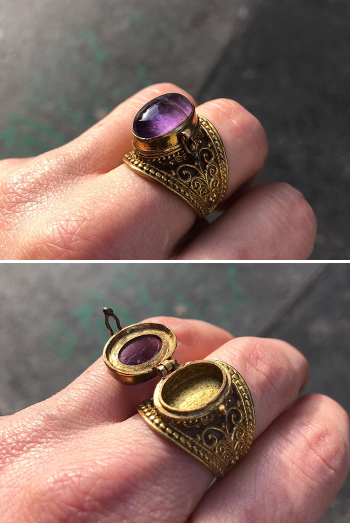 A Ring With A Secret Stash