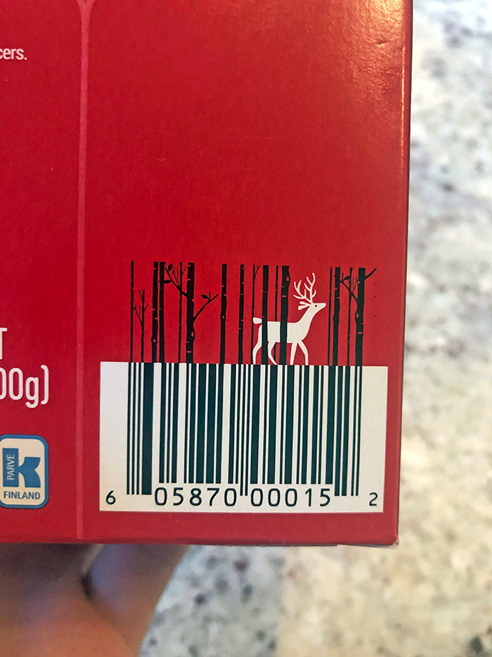 A Cool Barcode On A Finnish Chip Package