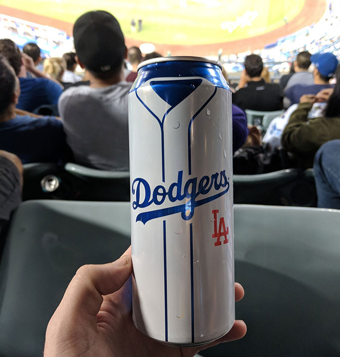 This LA Dodgers Beer Can