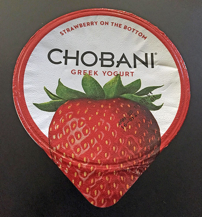 The Tab Of The Lid On This Yogurt Cup Is Genius