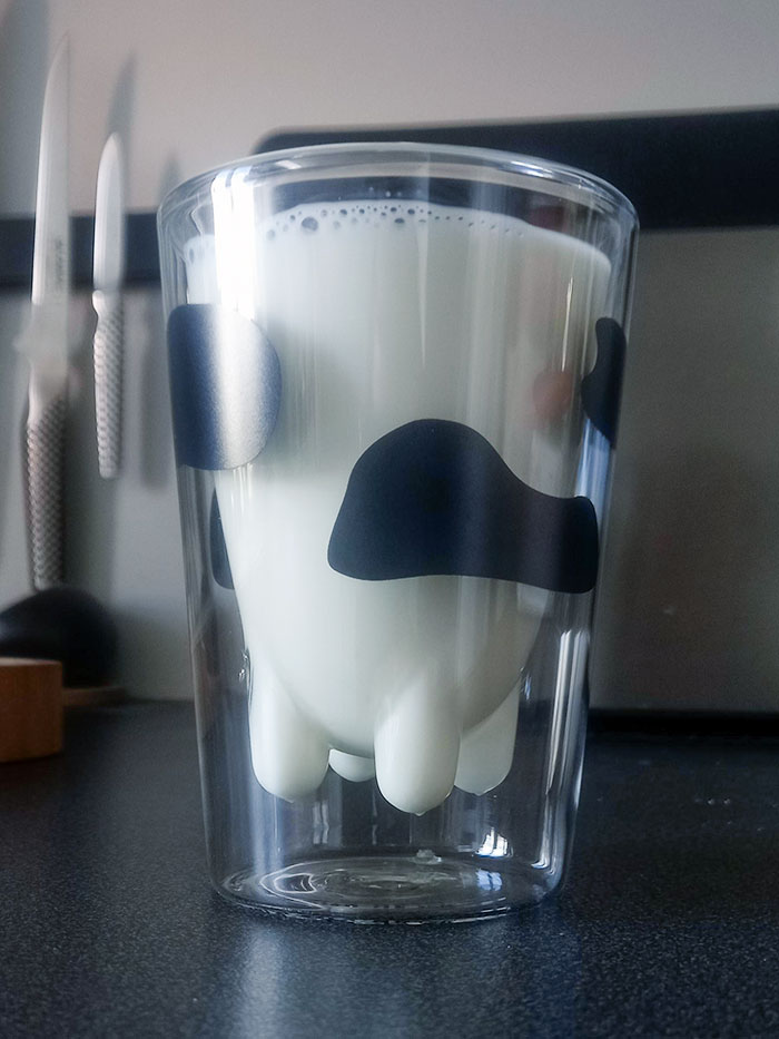 These Double-Walled Milk Glasses Are Shaped Like Udders
