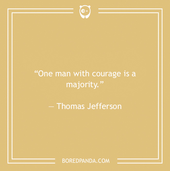 Thomas Jefferson quote on courage 