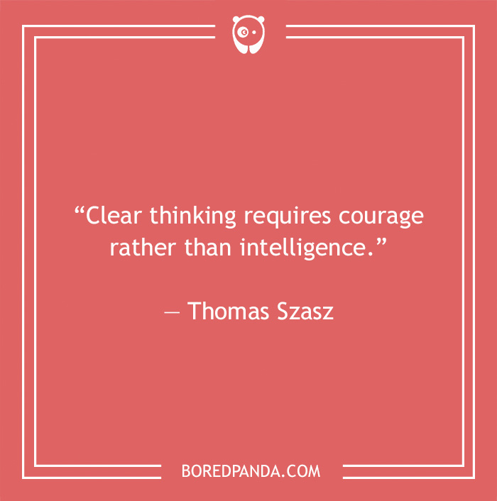Thomas Szasz quote on clear thinking 