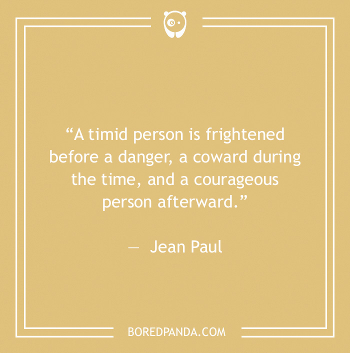  Jean Paul quote on being frighten 