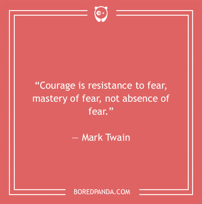 Mark Twain quote on courage 