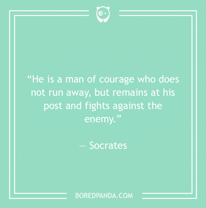 Socrates quote on fighting 