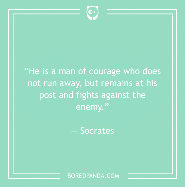 Socrates quote on fighting 