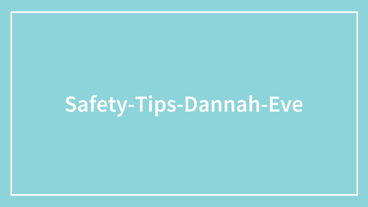 30 Safety Tips Everyone Should Know, Shared By This Criminology And Psychology Graduate
