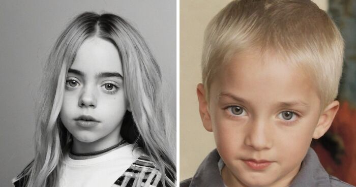 I Created School Photos Of Various Artists With The Help Of AI (21 Pics)