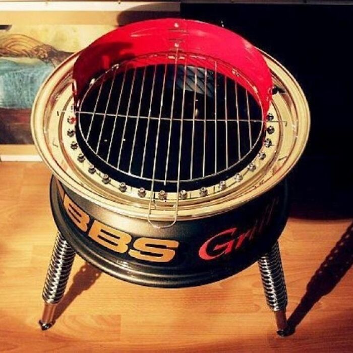 DIY: How To Make A Fire Pit BBQ Out Of Old Car Rims