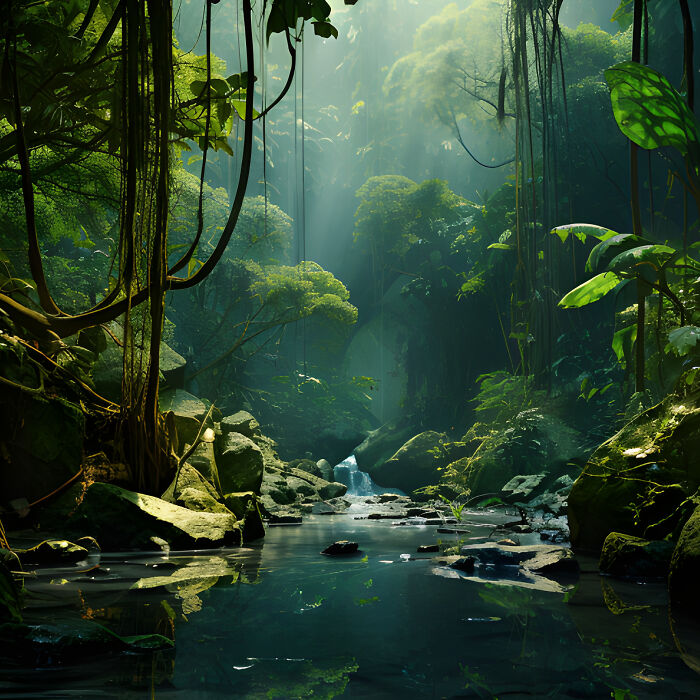 Images Of The Amazon Rainforest I Created Using AI