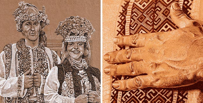 I Created These Dot Drawings Of Cossacks To Remind The World About Ukraine (37 Pics)