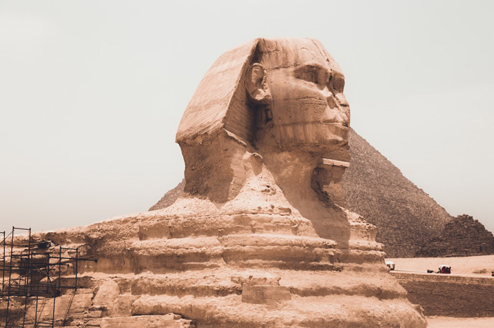 Great Sphinx of Giza in Cairo, Egypt