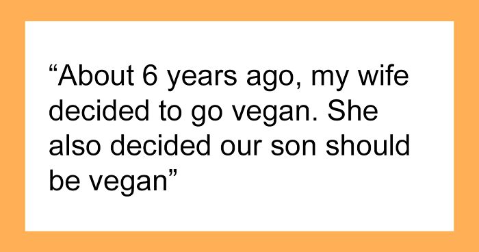Mom Freaks Out After Finding Out Her Son Has Been Getting Non-Vegan Snacks From Dad