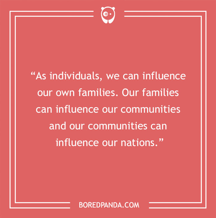 Dalai Lama quote on influence