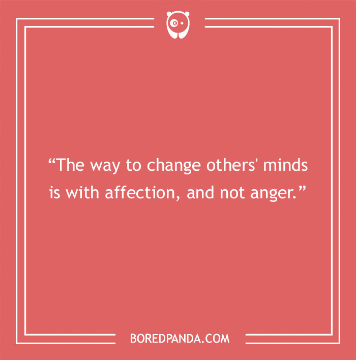 Dalai Lama quote on affection and anger