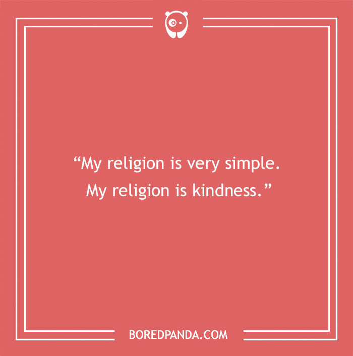 Dalai Lama quote about kindness