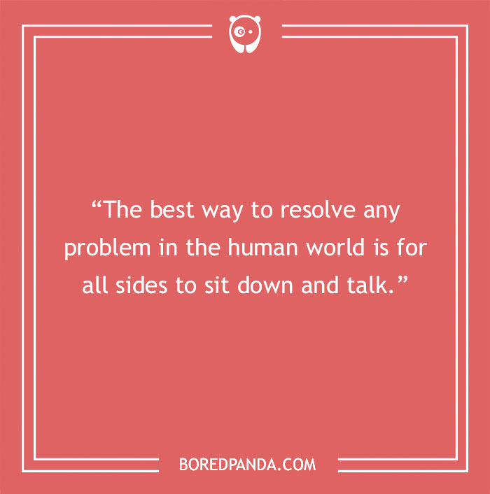 Dalai Lama quote about talk