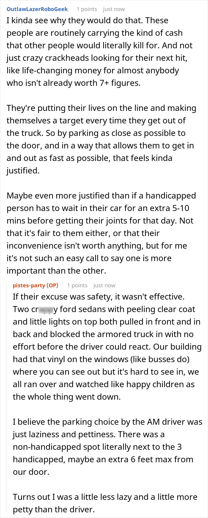 Worker Maliciously Complies With Suggestion To Deal With Delivery Driver Who Hogs The Handicap Spot Worker Maliciously Complies With Suggestion To Deal With Delivery Driver Who Hogs The Handicap Spot