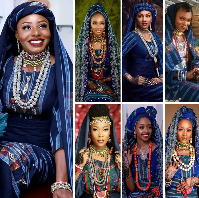 Traditional Slay: Bridal Attire Of The Fulani Women, West Africa