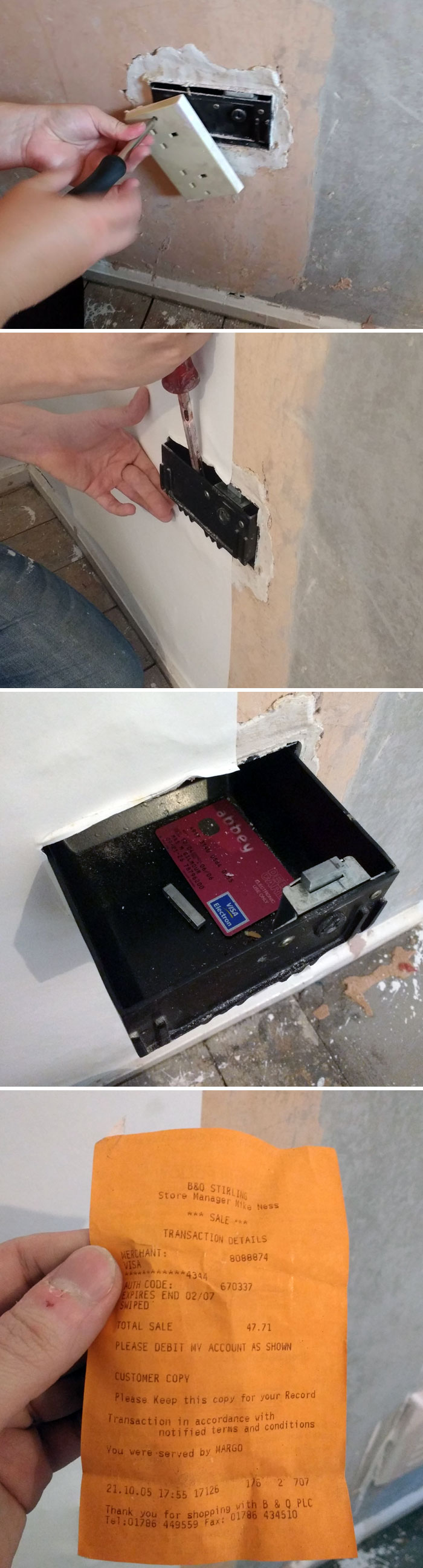 We Found A Safe Behind A Fake Electrical Socket In Our New House