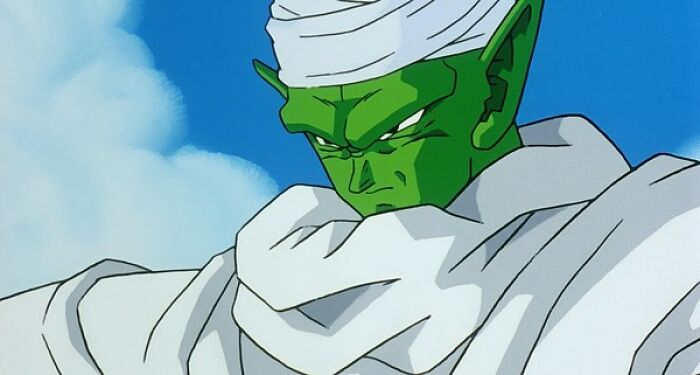 Piccolo from Dragon Ball Z looking angrily
