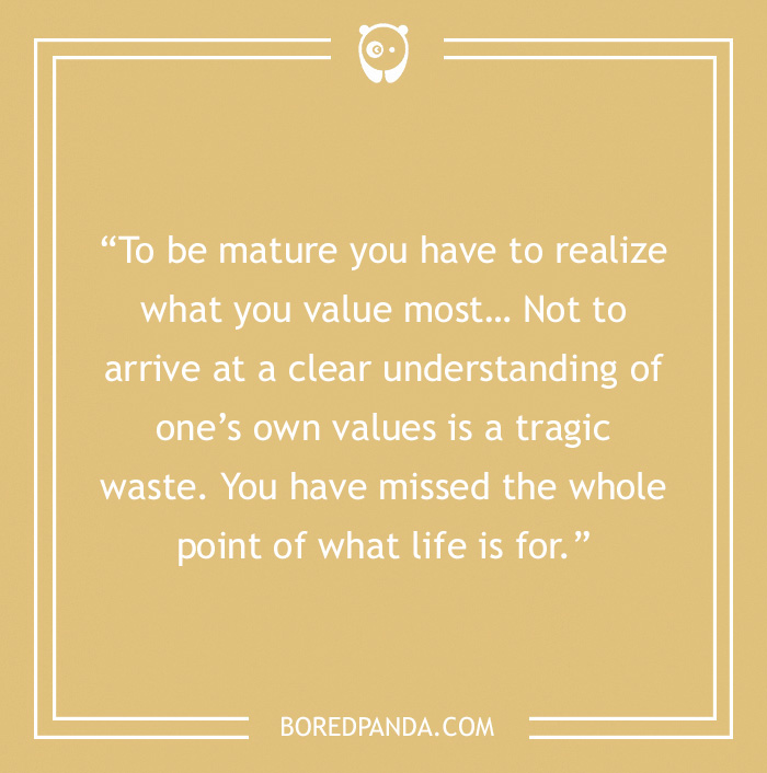 Eleanor Roosevelt quote on being mature 