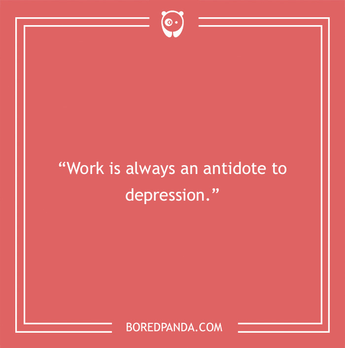 Eleanor Roosevelt quote on depression and work 