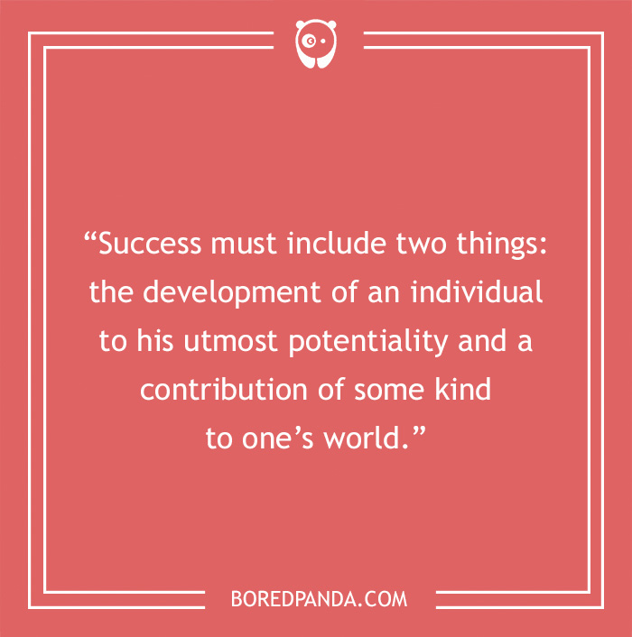 Eleanor Roosevelt quote on success 