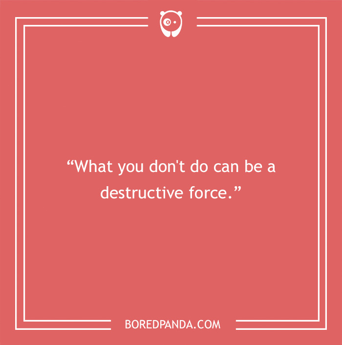 Eleanor Roosevelt quote on destruction 