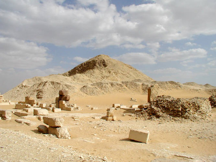 Pyramid of Pepi II which is situated between Saqqara and Dashur