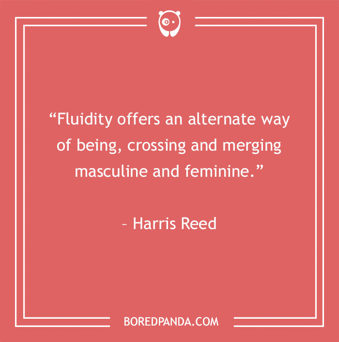 Harris Reed quote about fluidity