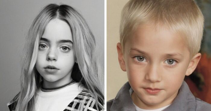 I Created School Photos Of Various Artists With The Help Of AI (21 Pics)