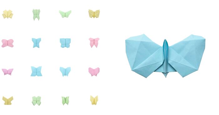 I Made Over 1000 Origami Butterflies (22 Pics)