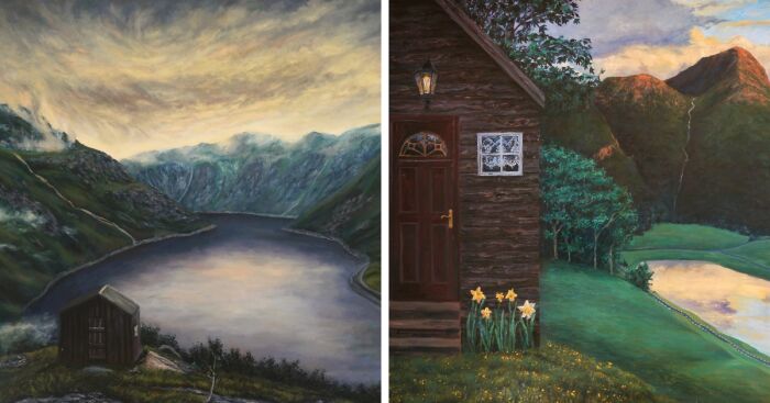 Human Hideaways: Paintings That Bring In Childhood Wonder (10 Pics)