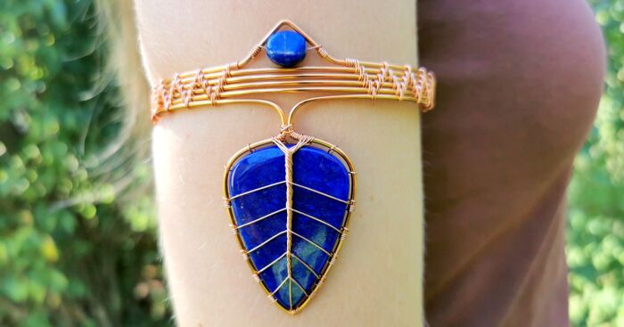 I Used Ten Meters Of Coated Copper Wire For This Elven Armlet