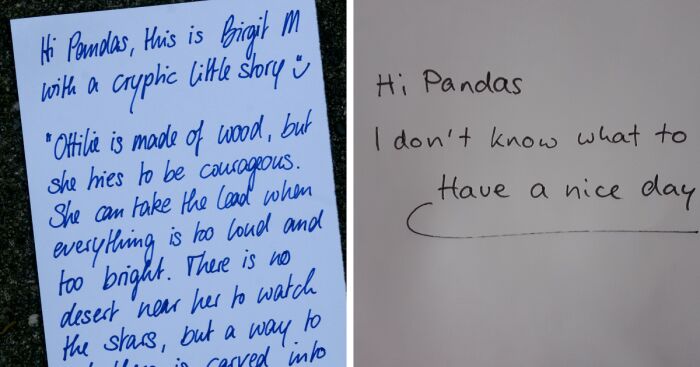 Hey Pandas, Show Us Your Handwriting (Closed)