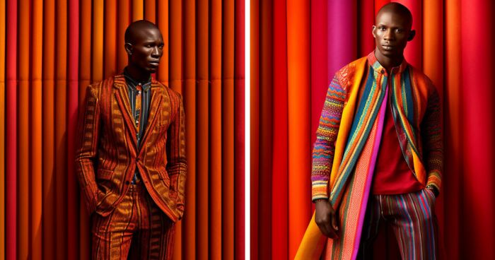 Afro-Colorism Fashion Photos Made By AI (5 Pics)