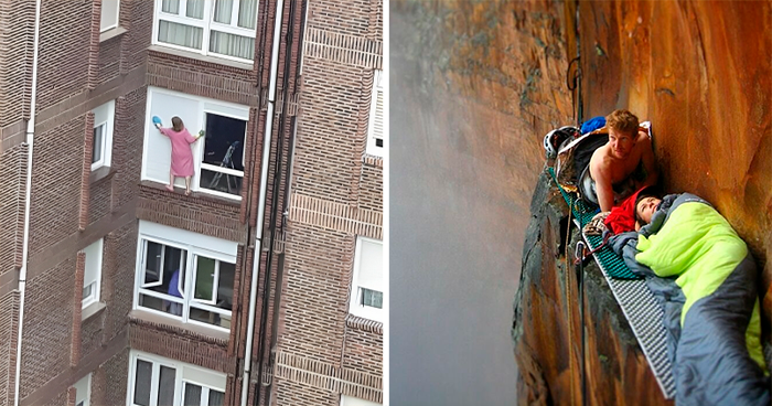 30 Times People Posted Unnerving Pics Of Great Heights That Made Others Say “Hell No”