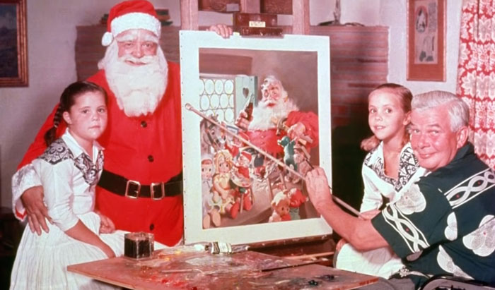 Haddon Sundblom painting Santa Claus 