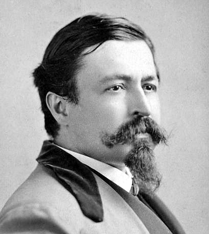 Thomas Nast with beard and moustache 