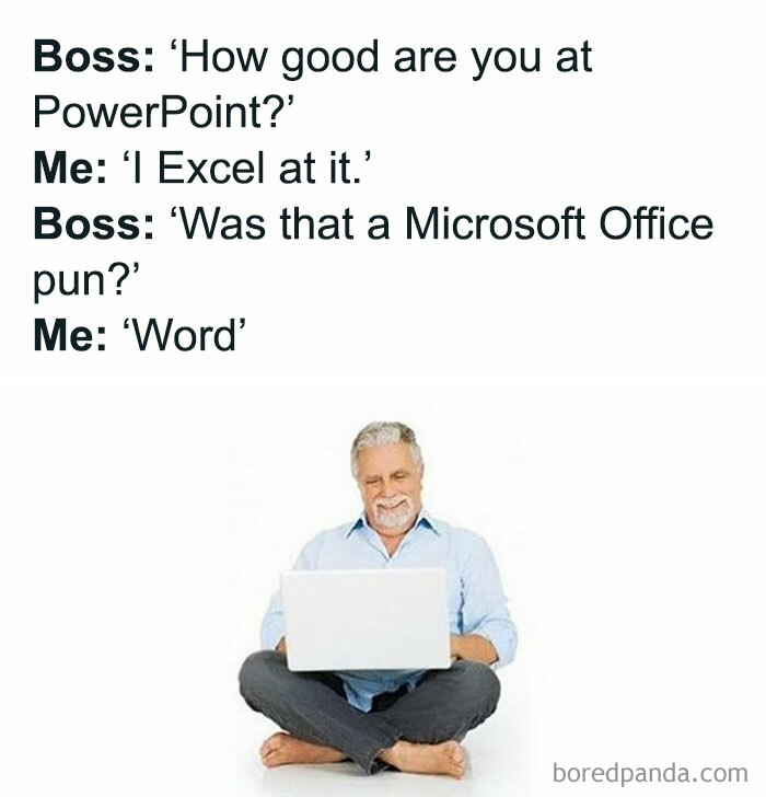 Give Me Your Best Microsoft Office Pun Below