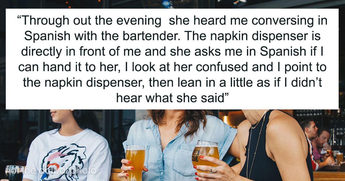 Woman Thinks Man Is Hitting On Her By Asking For Empty Chair In Spanish, He Humiliates Her Later - Vimarsana News