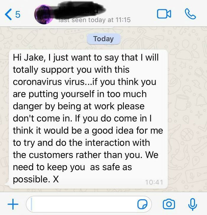 Got This Message From My Boss Today
