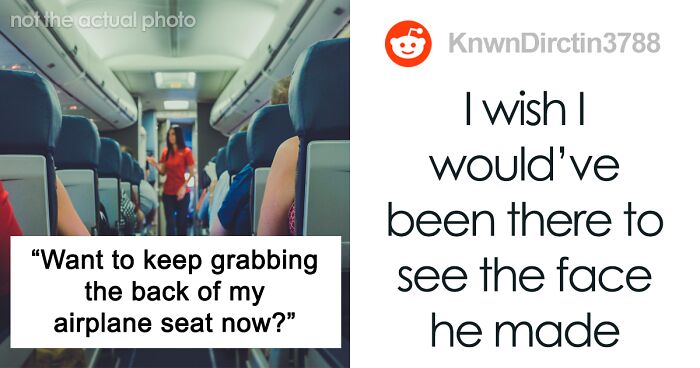 Guy Teaches Entitled Plane Passenger To Keep His Hands To Himself In The Pettiest Way